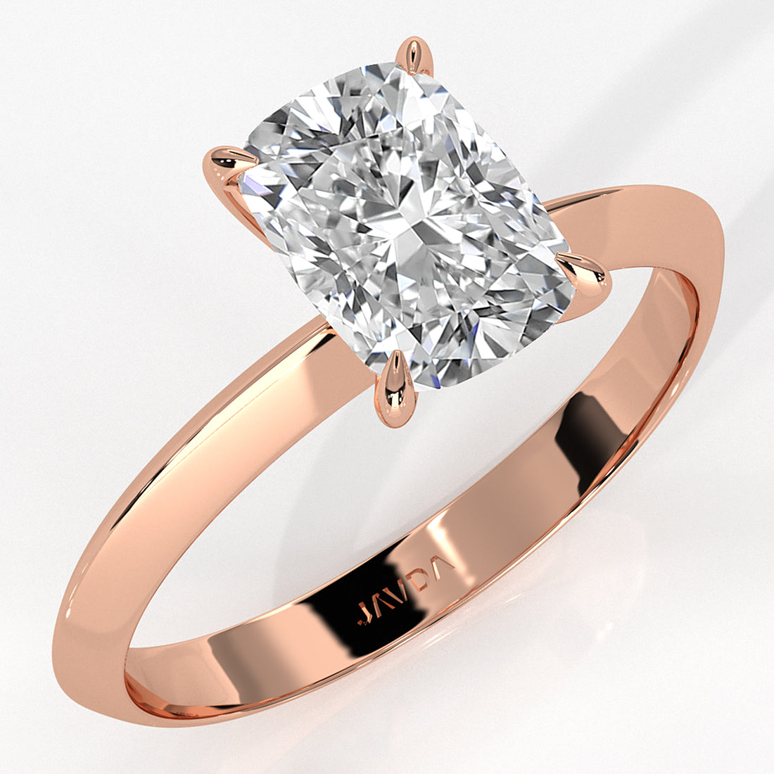 3g 2.2mm Claw Prong Solitaire Style Lab Grown Diamond Engagement Ring IGI Certified 1.00 Ctw.