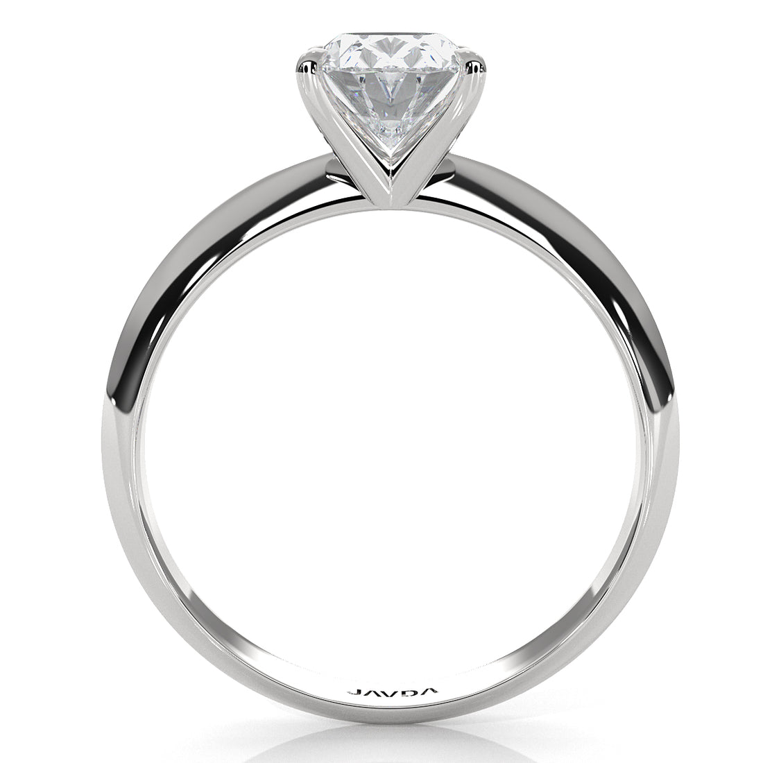 3g 2.2mm Claw Prong Solitaire Style Lab Grown Diamond Engagement Ring IGI Certified 1.00 Ctw.