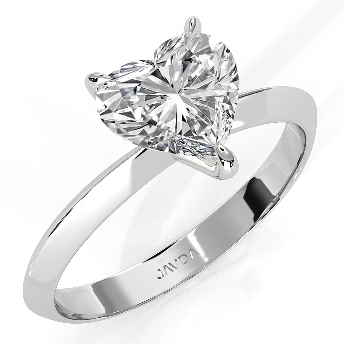 3g 2.2mm Claw Prong Solitaire Style Lab Grown Diamond Engagement Ring IGI Certified 1.00 Ctw.