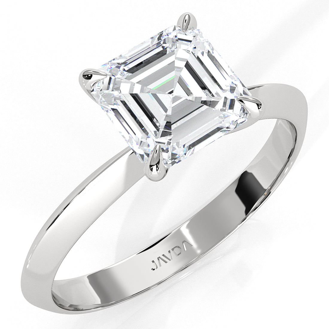 3g 2.2mm Claw Prong Solitaire Style Lab Grown Diamond Engagement Ring IGI Certified 1.00 Ctw.