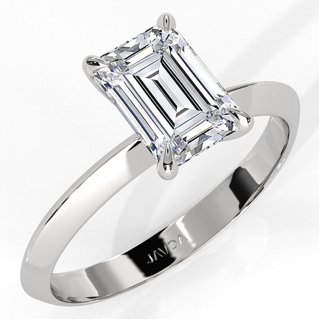 3g 2.2mm Claw Prong Solitaire Style Lab Grown Diamond Engagement Ring IGI Certified 1.00 Ctw.