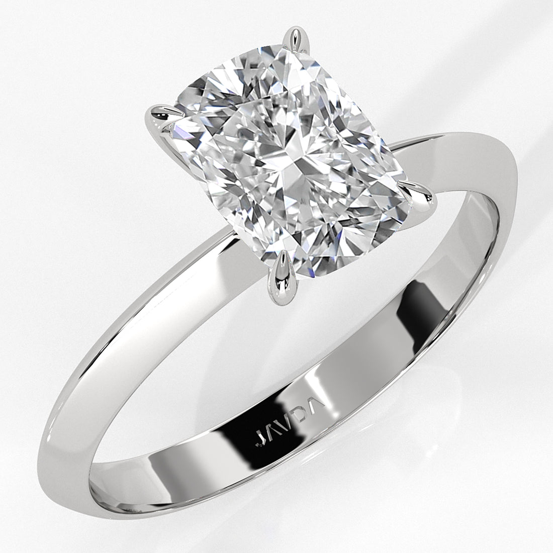 3g 2.2mm Claw Prong Solitaire Style Lab Grown Diamond Engagement Ring IGI Certified 1.00 Ctw.
