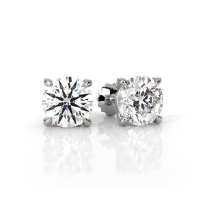 Elegant Round Lab Grown Diamond Stud Earrings | IGI Certified Brilliance & Timeless Sparkle Elegant Round Lab Grown Diamond Stud Earrings | IGI Certified Brilliance & Timeless Sparkle