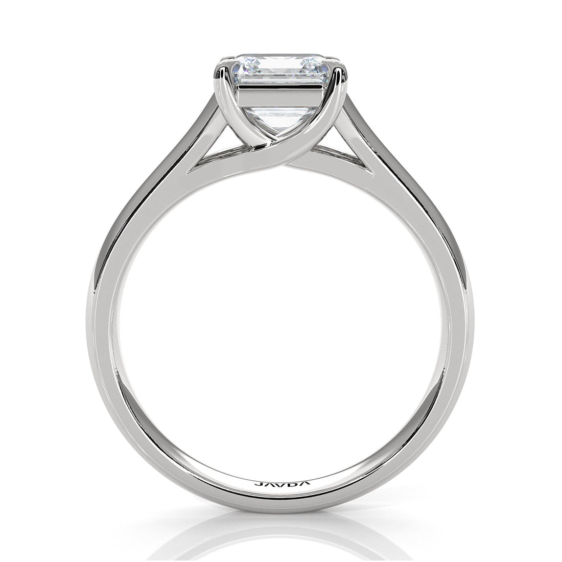 5g Trellis Solitaire Lab Grown Diamond IGI Certified Engagement 5.5mm Ring 1.00 Ctw.