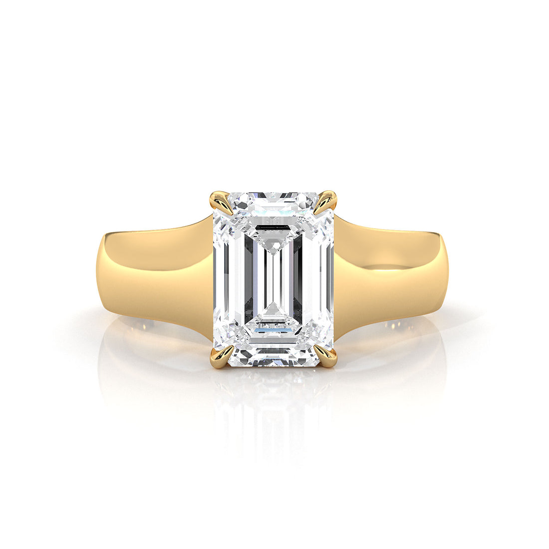 5g Trellis Solitaire Lab Grown Diamond IGI Certified Engagement 5.5mm Ring 1.00 Ctw.