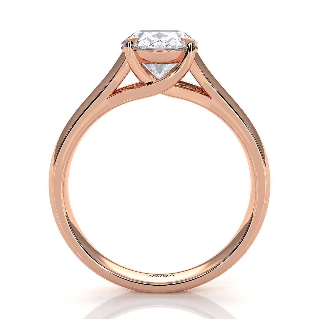 5g Trellis Solitaire Lab Grown Diamond IGI Certified Engagement 5.5mm Ring 1.00 Ctw.