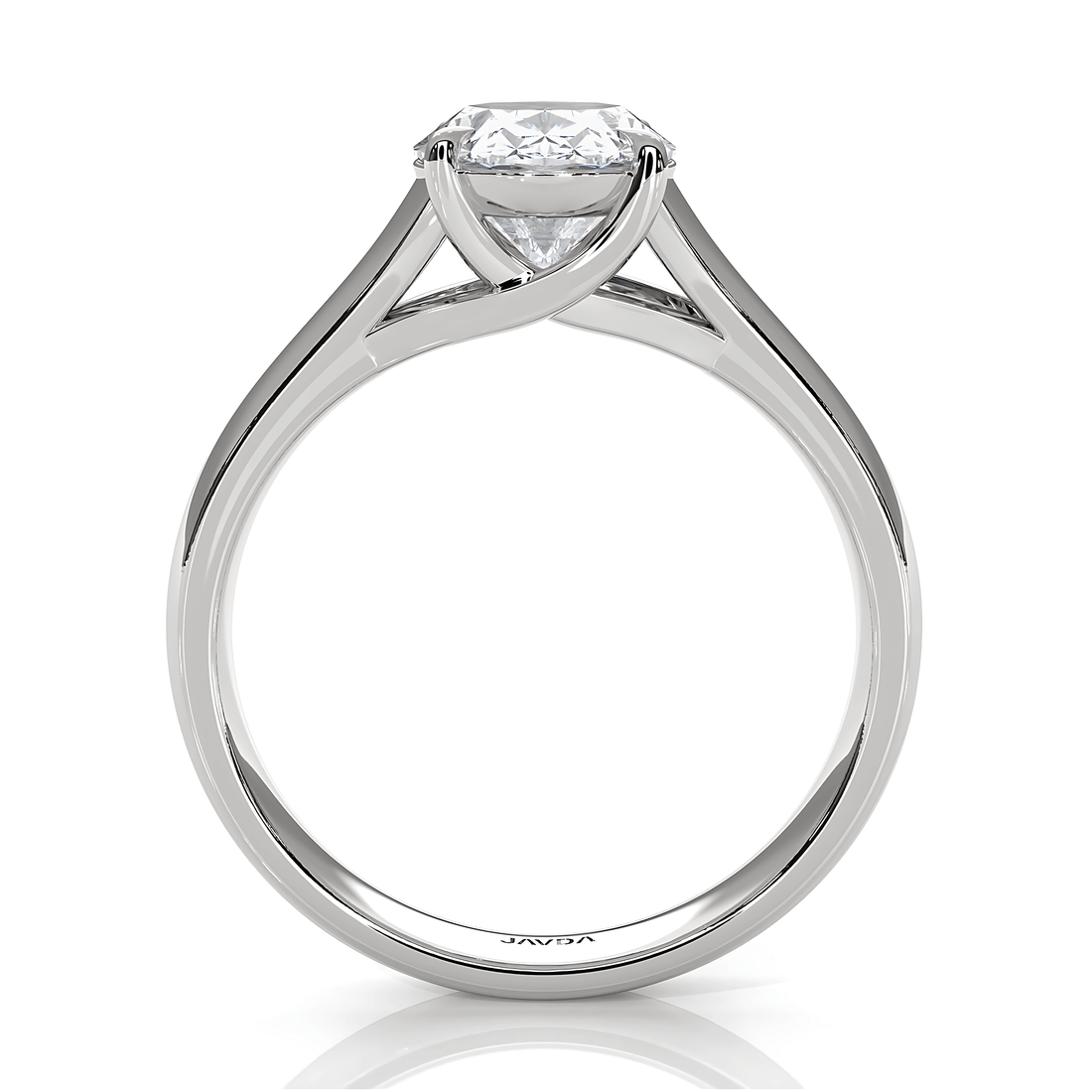 5g Trellis Solitaire Lab Grown Diamond IGI Certified Engagement 5.5mm Ring 1.00 Ctw.