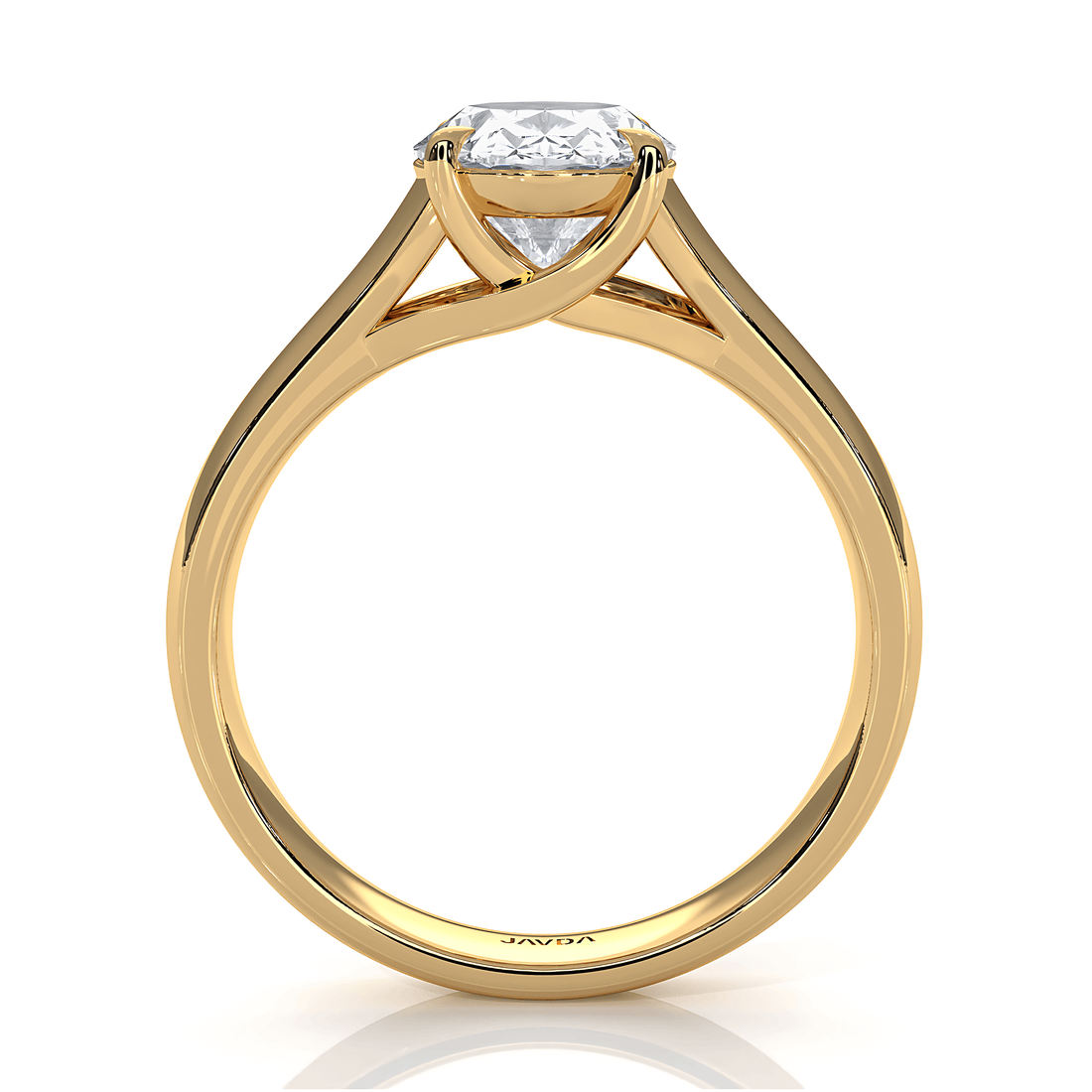5g Trellis Solitaire Lab Grown Diamond IGI Certified Engagement 5.5mm Ring 1.00 Ctw.