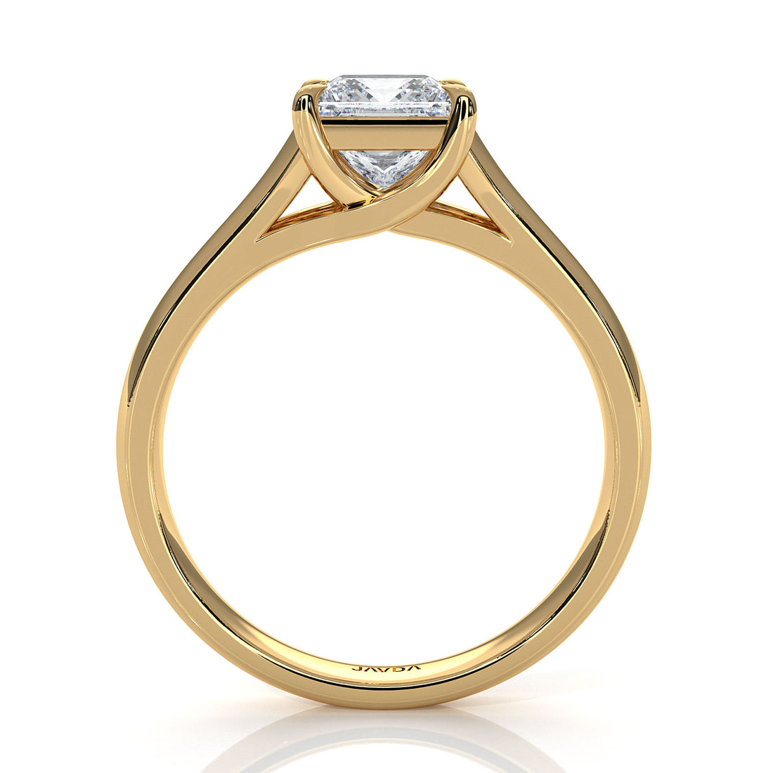 5g Trellis Solitaire Lab Grown Diamond IGI Certified Engagement 5.5mm Ring 1.00 Ctw.