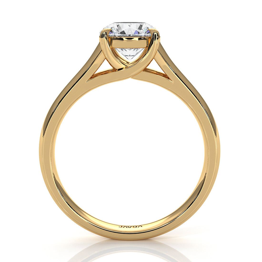 5g Trellis Solitaire Lab Grown Diamond IGI Certified Engagement 5.5mm Ring 1.00 Ctw.