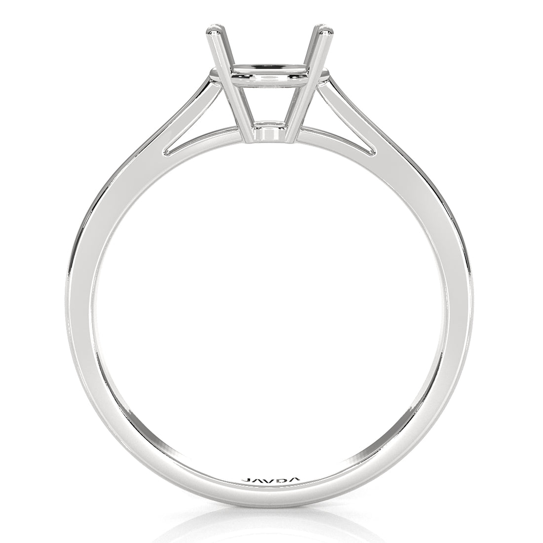 4g Four Prong Setting Solitaire Semi Mount Engagement Ring