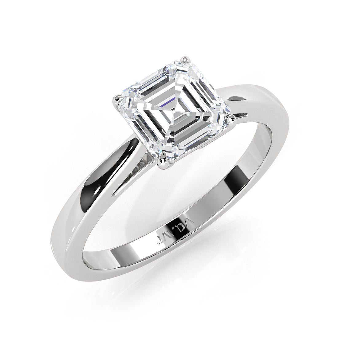 Lab Grown Diamond IGI Certified 4 Prong Solitaire Engagement Ring 4g Setting 1.00 Ctw.