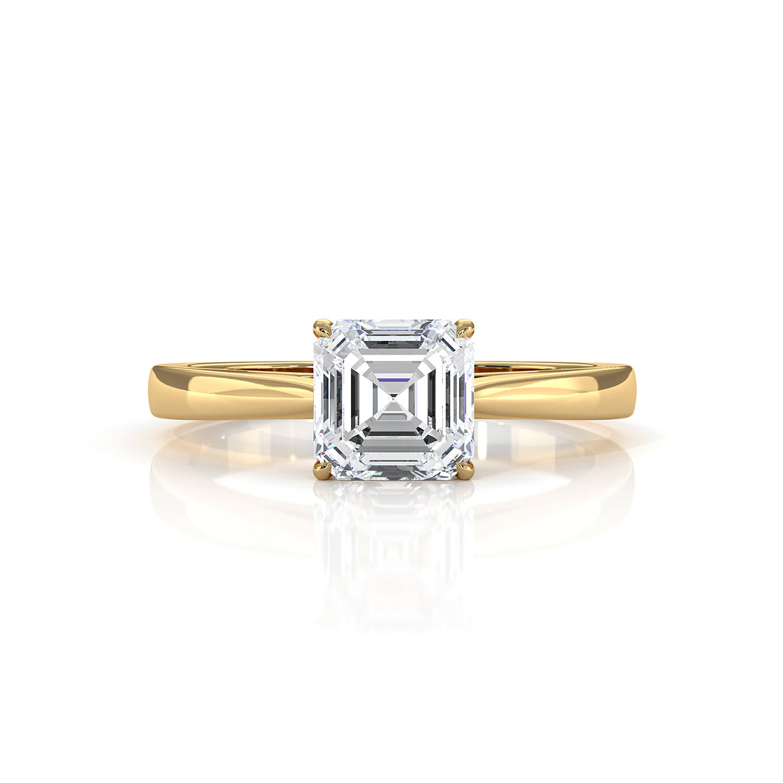 Lab Grown Diamond IGI Certified 4 Prong Solitaire Engagement Ring 4g Setting 1.00 Ctw.