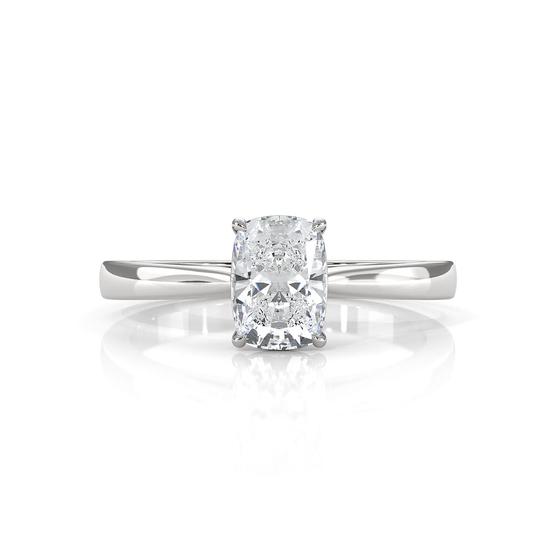Lab Grown Diamond IGI Certified 4 Prong Solitaire Engagement Ring 4g Setting 1.00 Ctw.