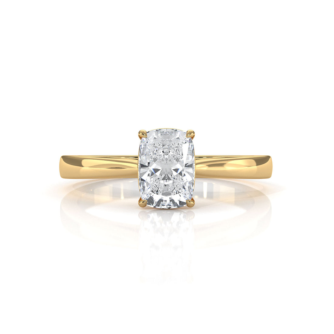 Lab Grown Diamond IGI Certified 4 Prong Solitaire Engagement Ring 4g Setting 1.00 Ctw.