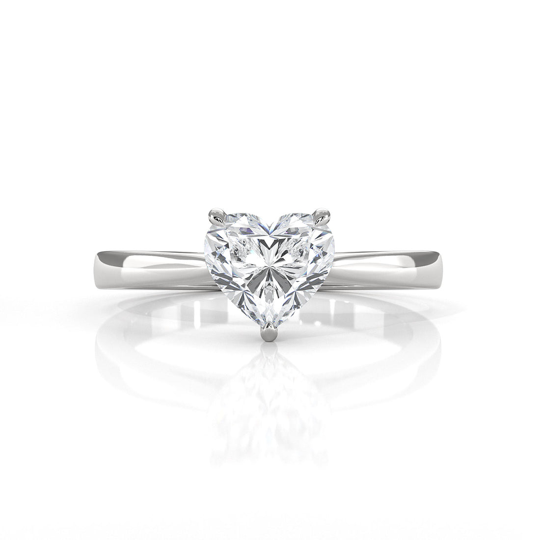Lab Grown Diamond IGI Certified 4 Prong Solitaire Engagement Ring 4g Setting 1.00 Ctw.