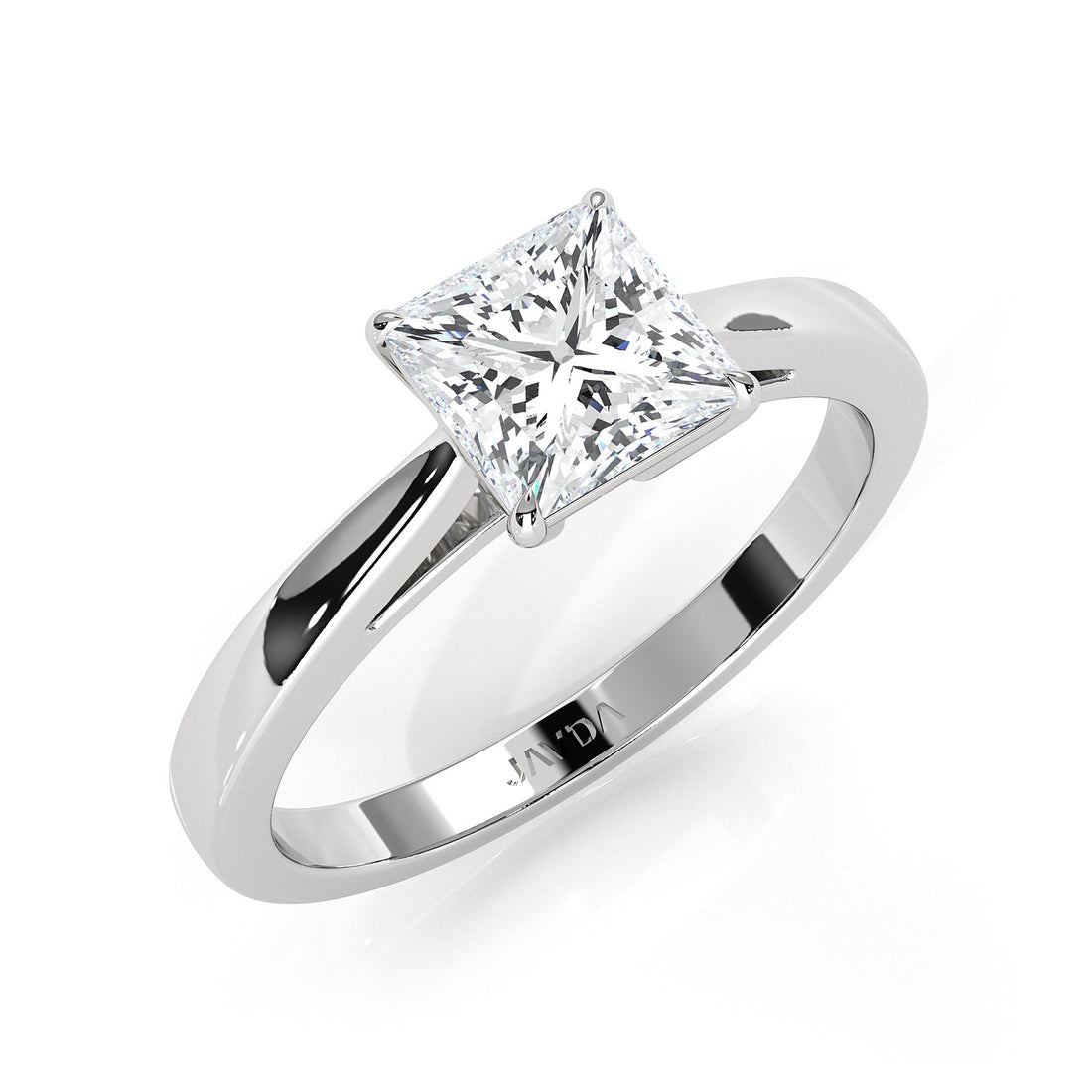 Lab Grown Diamond IGI Certified 4 Prong Solitaire Engagement Ring 4g Setting 1.00 Ctw.