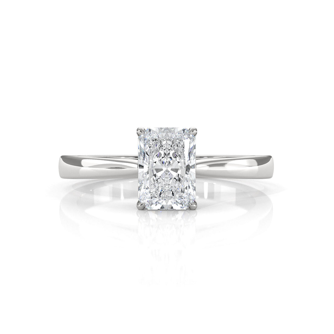Lab Grown Diamond IGI Certified 4 Prong Solitaire Engagement Ring 4g Setting 1.00 Ctw.