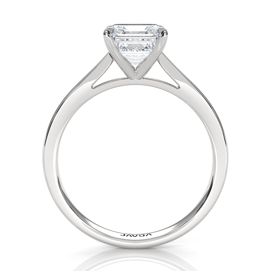 4.5g Princess Prong Setting Lab Grown Diamond Engagement Solitaire Ring IGI Certified 1.00 Ctw.