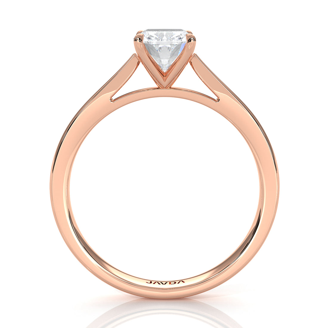 4.5g Princess Prong Setting Lab Grown Diamond Engagement Solitaire Ring IGI Certified 1.00 Ctw.