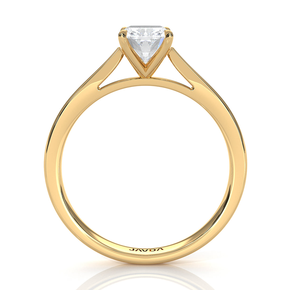 4.5g Princess Prong Setting Lab Grown Diamond Engagement Solitaire Ring IGI Certified 1.00 Ctw.