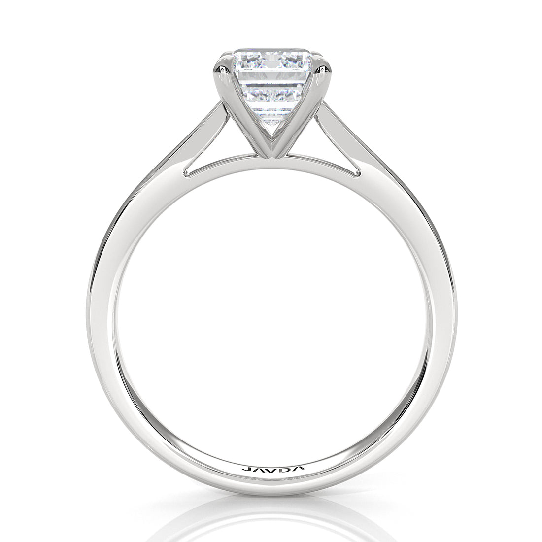 4.5g Princess Prong Setting Lab Grown Diamond Engagement Solitaire Ring IGI Certified 1.00 Ctw.