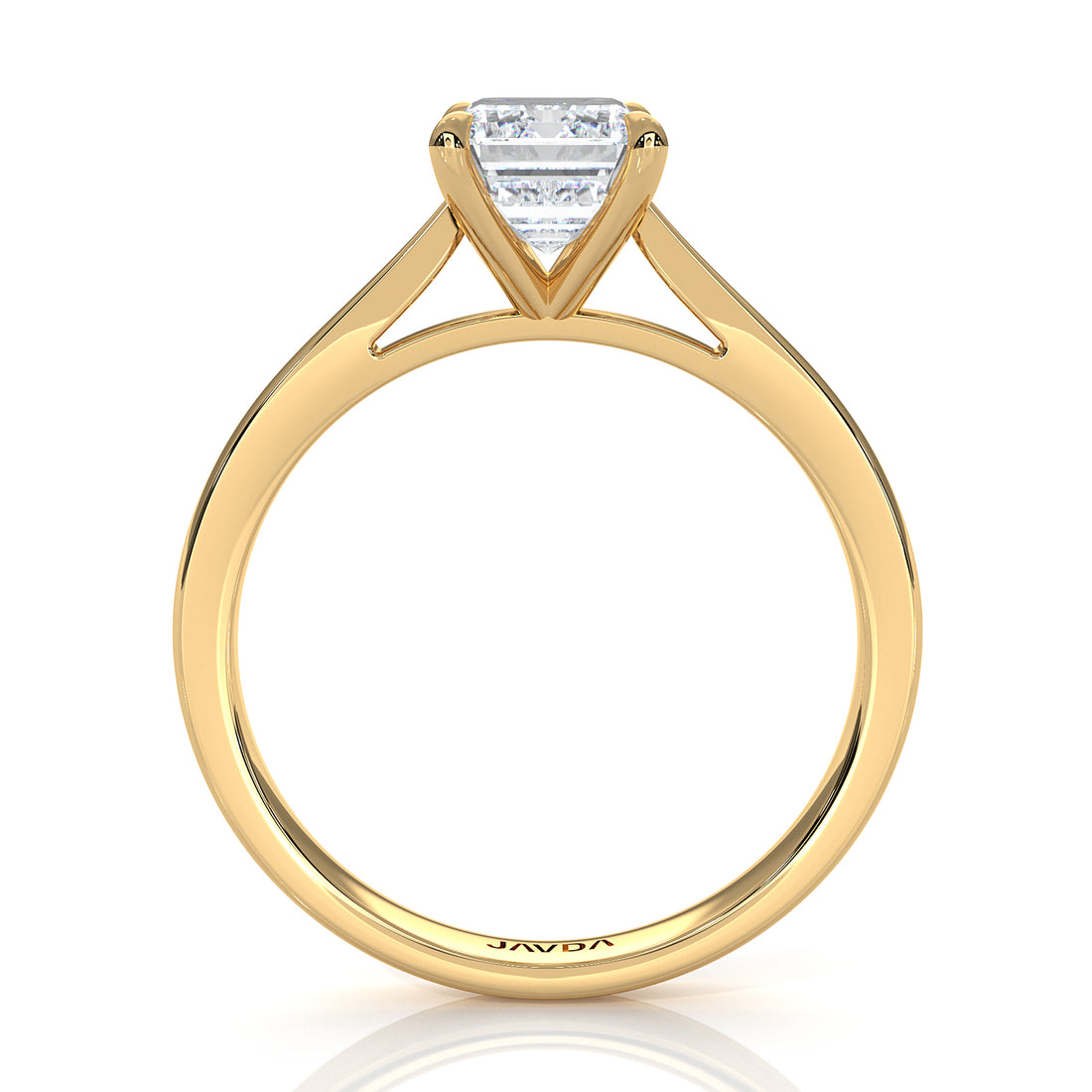 4.5g Princess Prong Setting Lab Grown Diamond Engagement Solitaire Ring IGI Certified 1.00 Ctw.