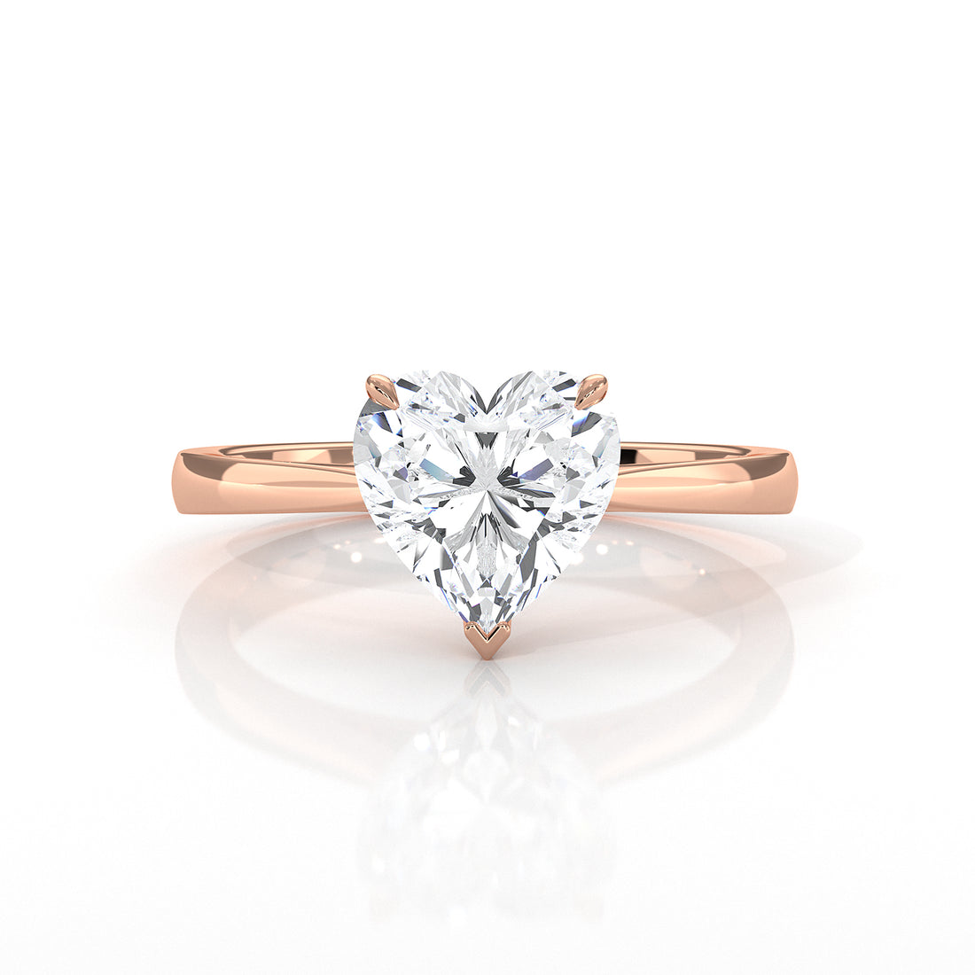 4.5g Princess Prong Setting Lab Grown Diamond Engagement Solitaire Ring IGI Certified 1.00 Ctw.