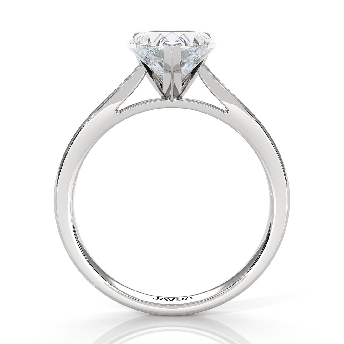 4.5g Princess Prong Setting Lab Grown Diamond Engagement Solitaire Ring IGI Certified 1.00 Ctw.