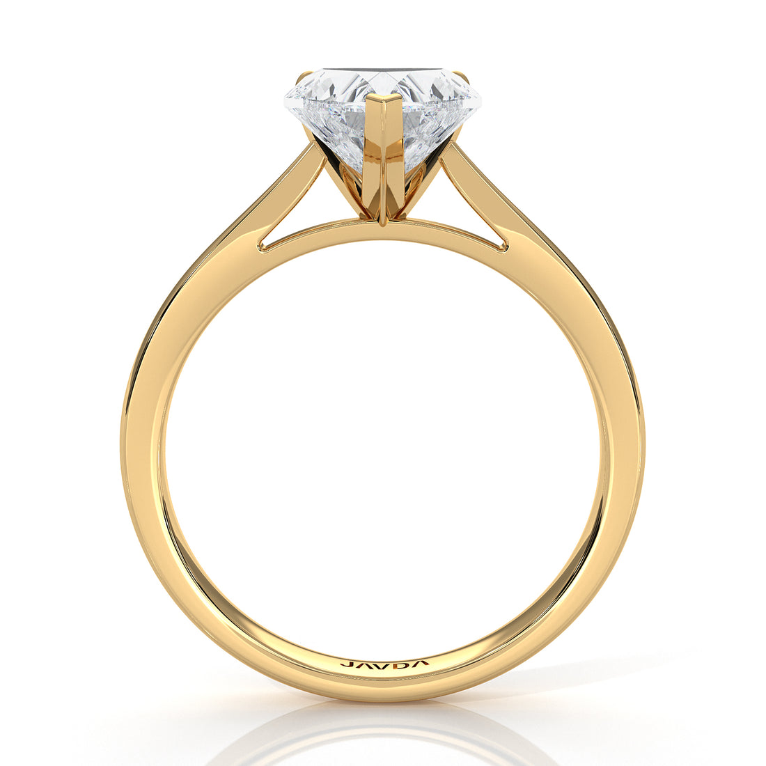 4.5g Princess Prong Setting Lab Grown Diamond Engagement Solitaire Ring IGI Certified 1.00 Ctw.