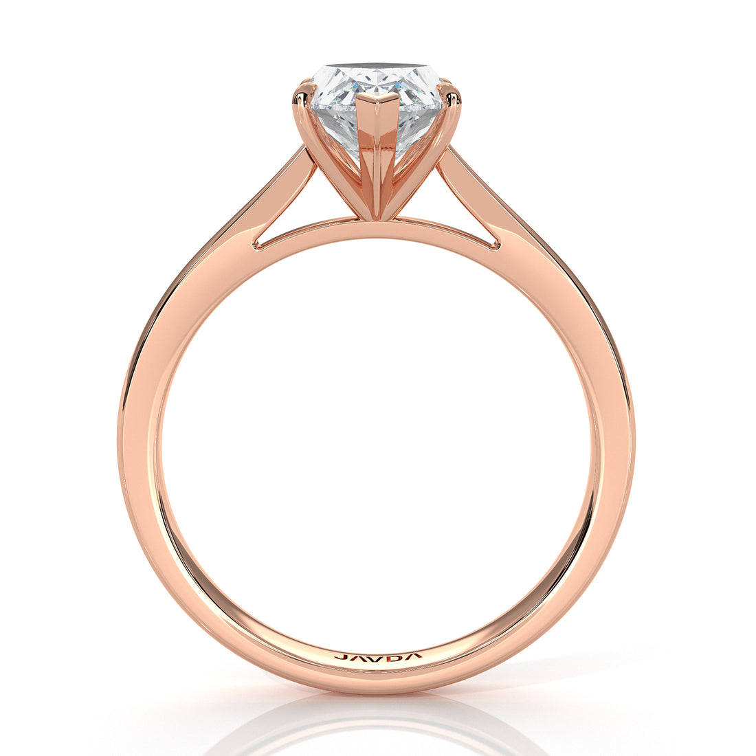 4.5g Princess Prong Setting Lab Grown Diamond Engagement Solitaire Ring IGI Certified 1.00 Ctw.