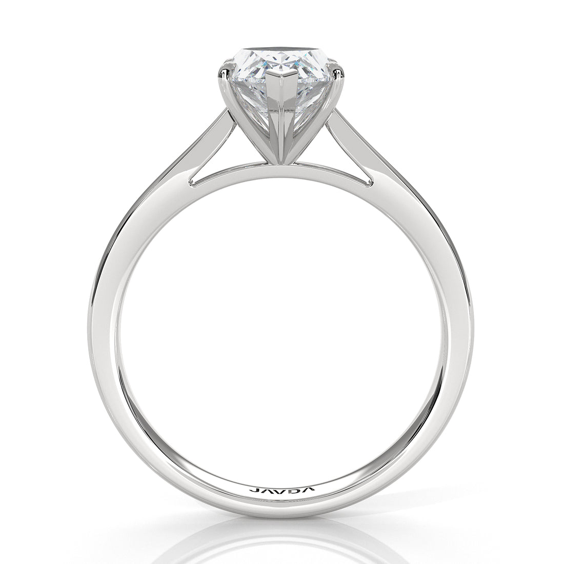 4.5g Princess Prong Setting Lab Grown Diamond Engagement Solitaire Ring IGI Certified 1.00 Ctw.