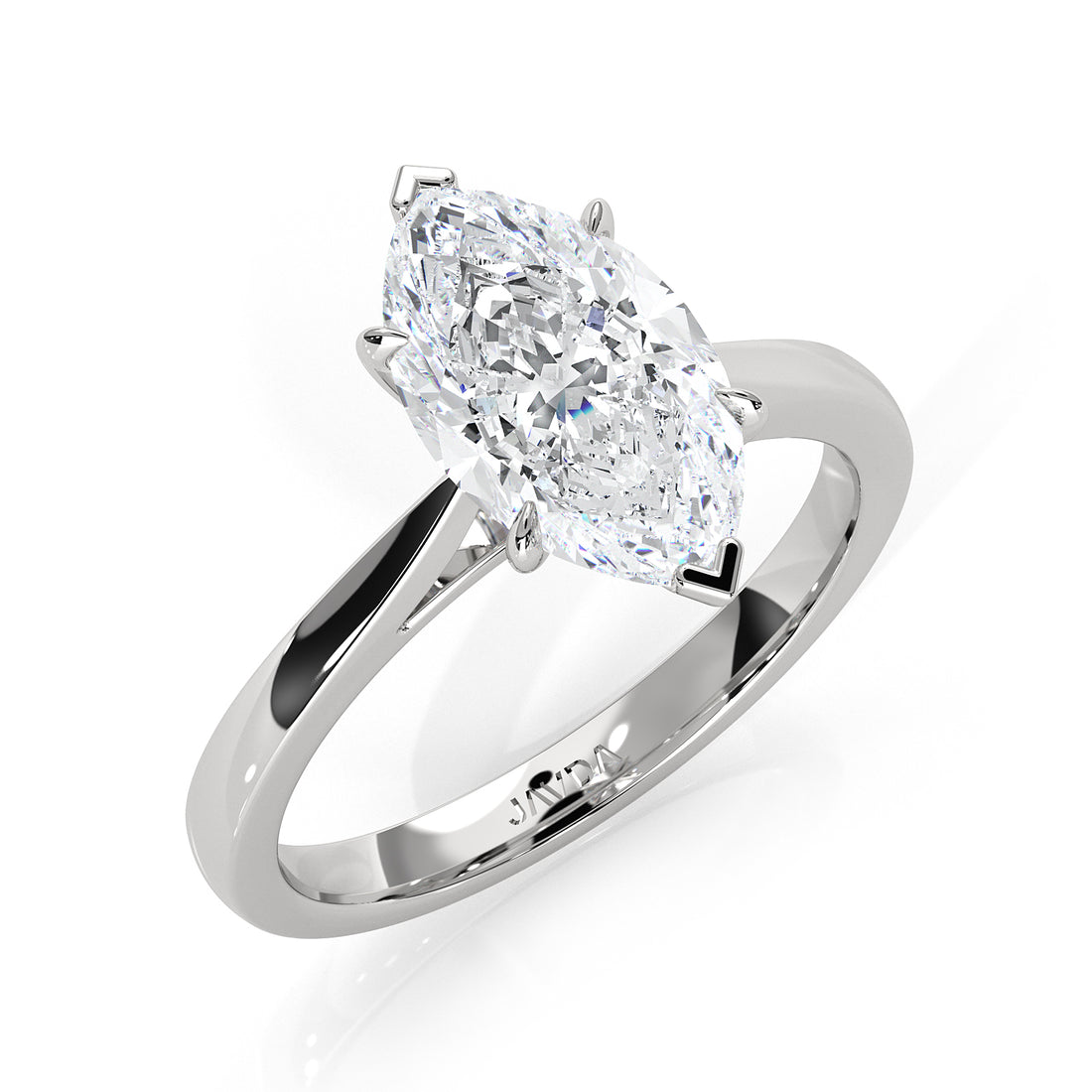 4.5g Princess Prong Setting Lab Grown Diamond Engagement Solitaire Ring IGI Certified 1.00 Ctw.