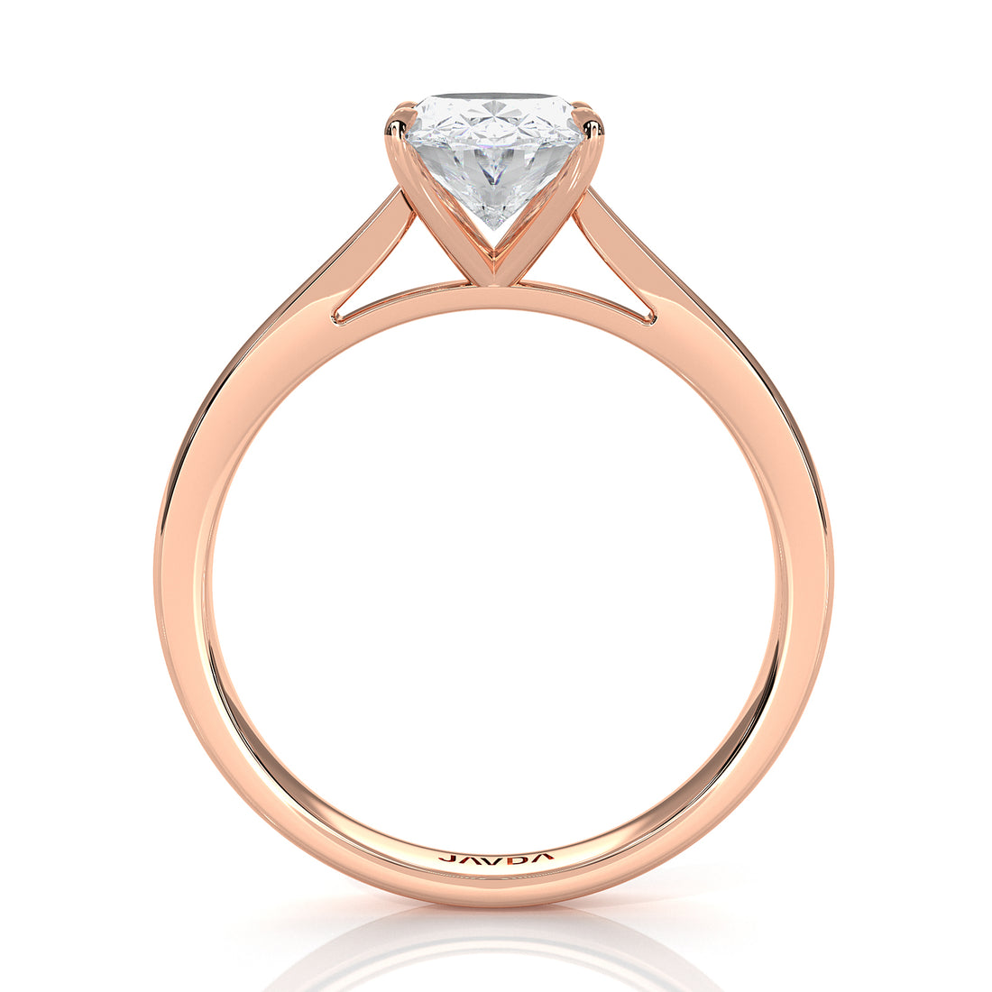 4.5g Princess Prong Setting Lab Grown Diamond Engagement Solitaire Ring IGI Certified 1.00 Ctw.