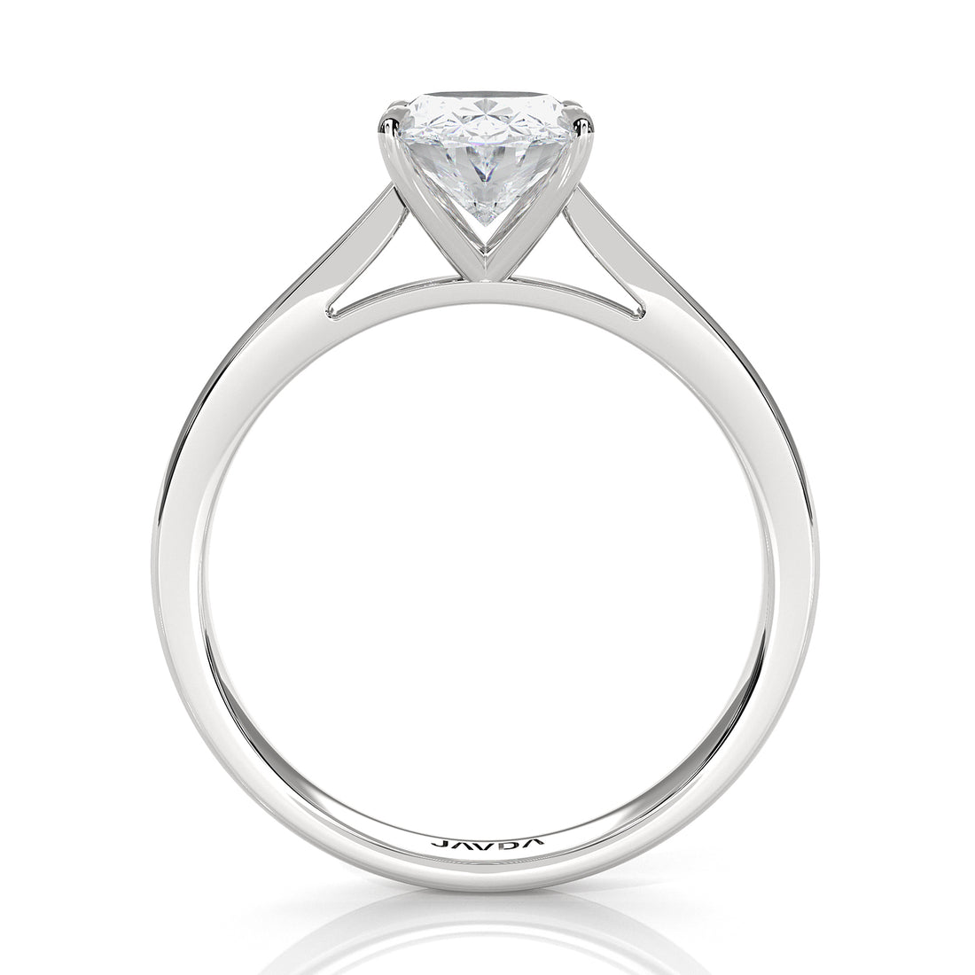4.5g Princess Prong Setting Lab Grown Diamond Engagement Solitaire Ring IGI Certified 1.00 Ctw.
