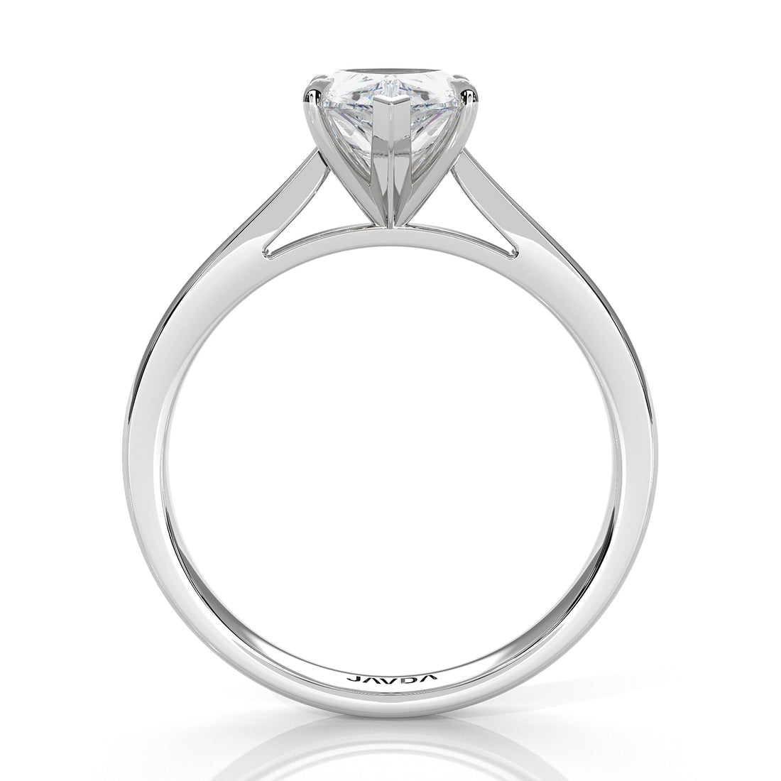 4.5g Princess Prong Setting Lab Grown Diamond Engagement Solitaire Ring IGI Certified 1.00 Ctw.