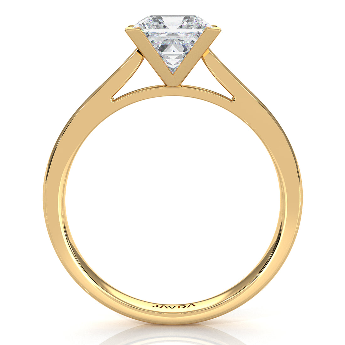 4.5g Princess Prong Setting Lab Grown Diamond Engagement Solitaire Ring IGI Certified 1.00 Ctw.