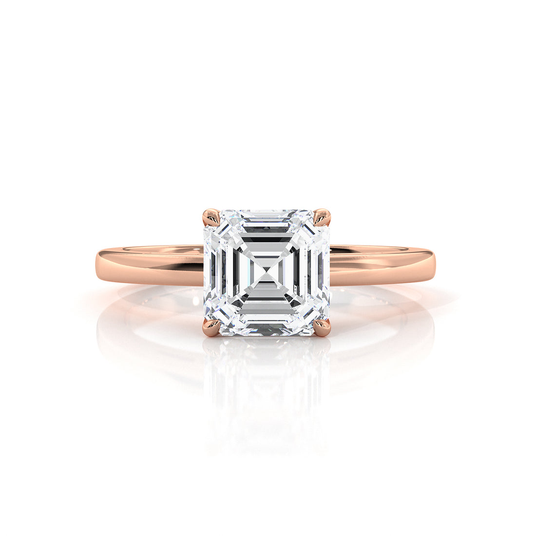 4.5g Lab Grown Diamond 6 Prong Solitaire Engagement Setting IGI Certified Ring 1.00 Ctw.