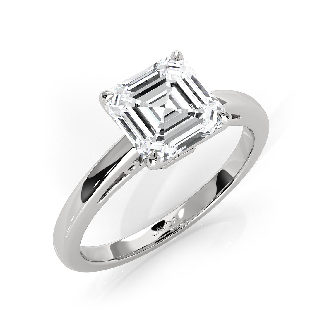 4.5g Lab Grown Diamond 6 Prong Solitaire Engagement Setting IGI Certified Ring 1.00 Ctw.