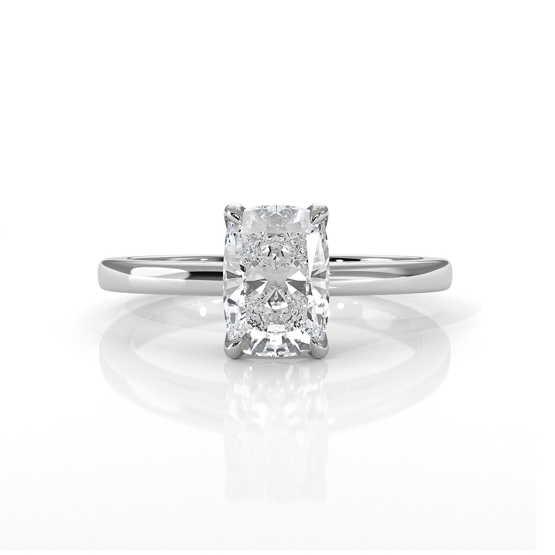4.5g Lab Grown Diamond 6 Prong Solitaire Engagement Setting IGI Certified Ring 1.00 Ctw.