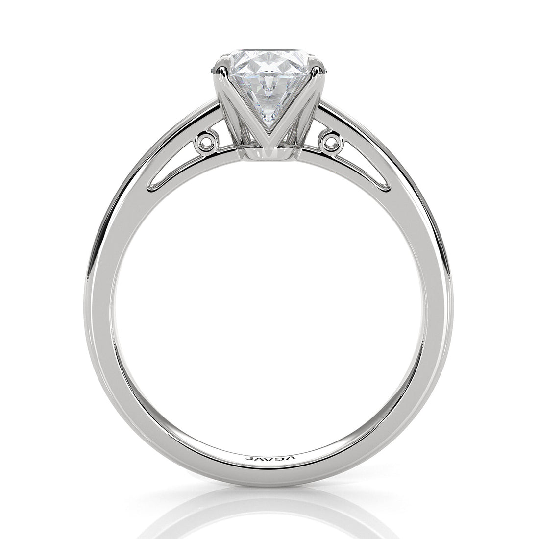 4.5g Lab Grown Diamond 6 Prong Solitaire Engagement Setting IGI Certified Ring 1.00 Ctw.