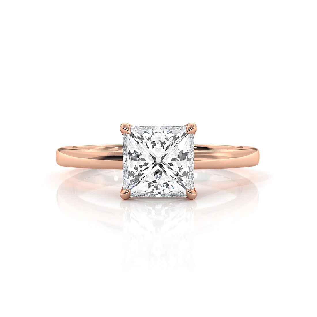 4.5g Lab Grown Diamond 6 Prong Solitaire Engagement Setting IGI Certified Ring 1.00 Ctw.