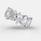 Teardrop Style Pear Lab Grown Diamond Women's Eternity Wedding Band 10.52 Ctw.