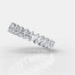 Marquise Eternity Lab-Grown Diamond Prong Set Women's Wedding Band 2.76 Ctw.