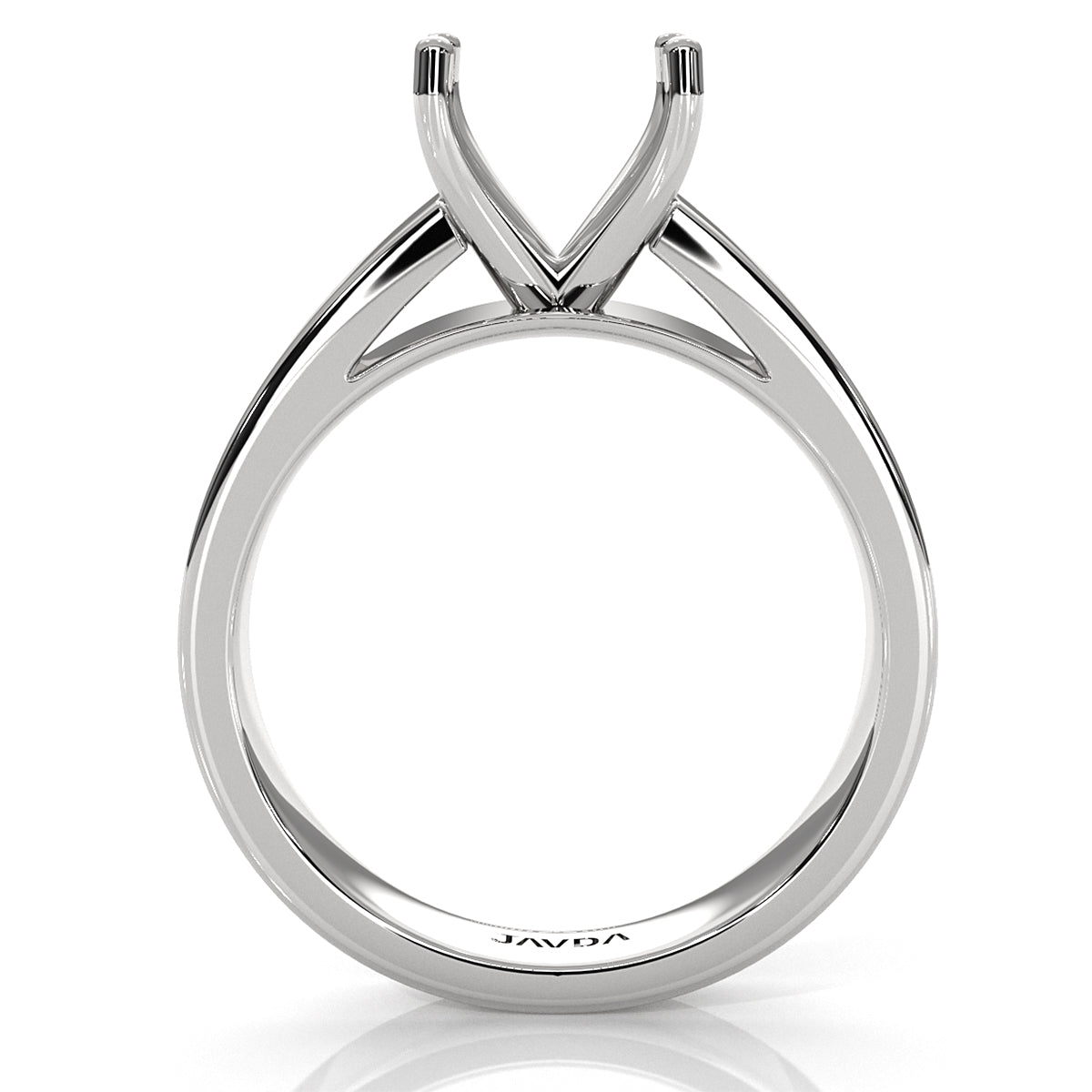 7gm 5.5m Cathedral Style Semi Mount Engagement Solitaire Ring