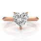 3g 2.2mm Claw Prong Solitaire Style Lab Grown Diamond Engagement Ring IGI Certified 1.00 Ctw.