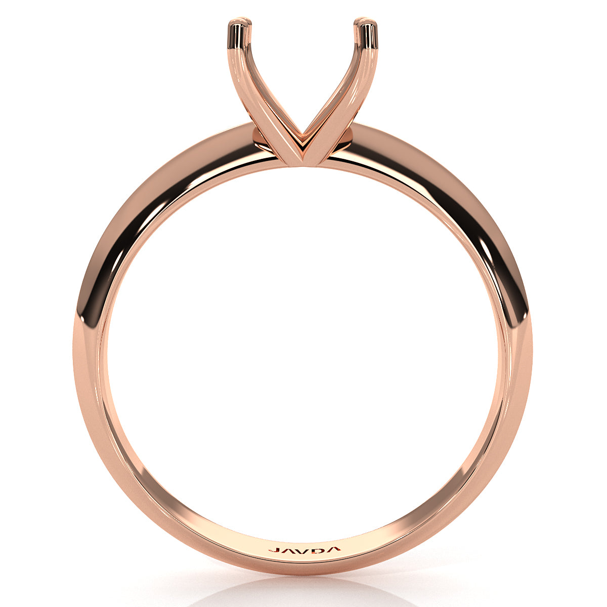 4g Knife Edge Solitaire Engagement Ring Setting Semi Mount 2.5mm