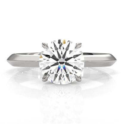 3g 2.2mm Claw Prong Solitaire Style Lab Grown Diamond Engagement Ring IGI Certified 1.00 Ctw.