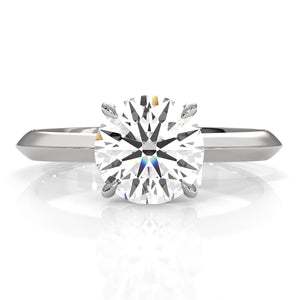 3g 2.2mm Claw Prong Solitaire Style Lab Grown Diamond Engagement Ring IGI Certified 1.00 Ctw.