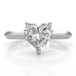 3g 2.2mm Claw Prong Solitaire Style Lab Grown Diamond Engagement Ring IGI Certified 1.00 Ctw.
